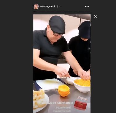 Wanda Nara inmortaliza la otra gran pasi車n de Mauro Icardi: la cocina