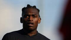 VILLACH, AUSTRIA - JULY 24: Rafael Leao looks during an AC Milan training session at sportzentrum Landskron on July 24, 2022 in Villach, Austria. (Photo by Pier Marco Tacca/AC Milan via Getty Images)