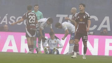 30/11/24 FÚTBOL SEGUNDA DIVISION REAL ZARAGOZA - ALBACETE BP lesión bazdar