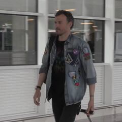 El look de Luis Enrique...