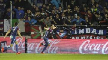 1-0. Arruabarrena celebró el único tanto del encuentro.