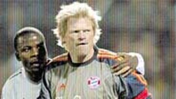 <b>LA BESTIA</B>. Kahn es uno de los máximos enemigos del Real Madrid.