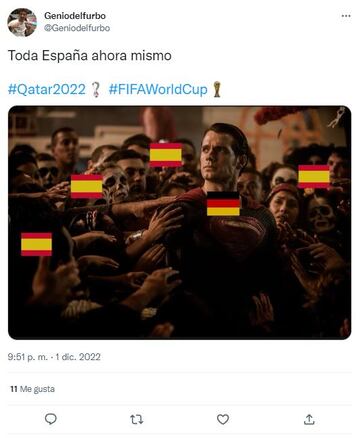 La derrota de España, protagonista de los memes del Mundial