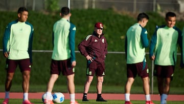 Javier Aguirre head coach during the Training Session of the Mexican National Team (Mexico), prior to the Final Four of the Concacaf Nations League 2024-2025 against Panama, at Facilities dignity health sports park, on March 22, 2025 in Carson, California, United States.