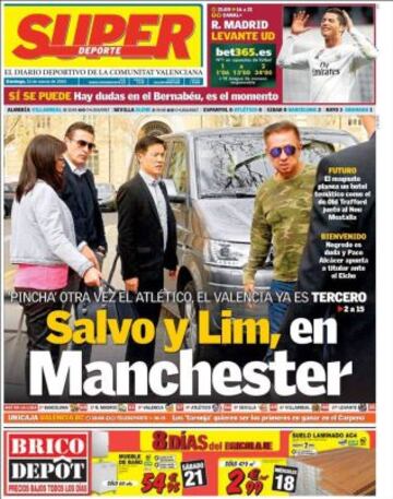 Portadas de la prensa deportiva