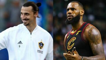Ibrahimovic: "Yo podría jugar sin problema junto a LeBron"