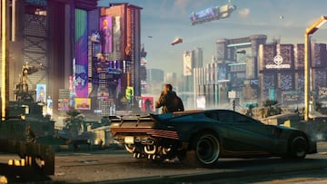 La ciudad de Cyberpunk 2077 en todo su esplendor (dist&oacute;pico).