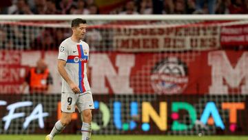 Lewandowski vivió una noche extraña en Múnich