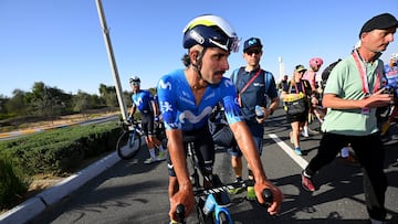 Fernando Gaviria fue sexto en la primera etapa del UAE Tour.