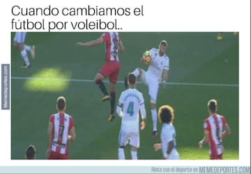 Benzema y Cristiano protagonistas de los memes del Girona-Real Madrid