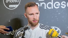 Dzanan Musa, en la presentación de la Liga Endesa.