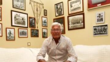 Vicente ‘El Grapas’, un veterano muy indicado para hablar del partido y de la portería.