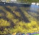 El recibimiento en Champions de los fans de Borussia Dortmund