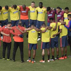 Colombia y su última práctica antes del debut copero