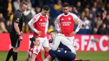 Arsenal are still in all four remaining title races after their win over Mansfield in the FA Cup, but it came at a price for Mikel Arteta’s side.