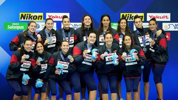 La Selección femenina de waterpolo.