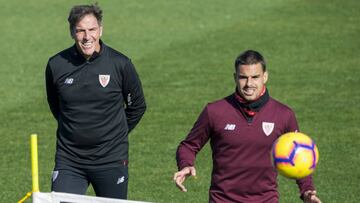 Berizzo, con Dani García