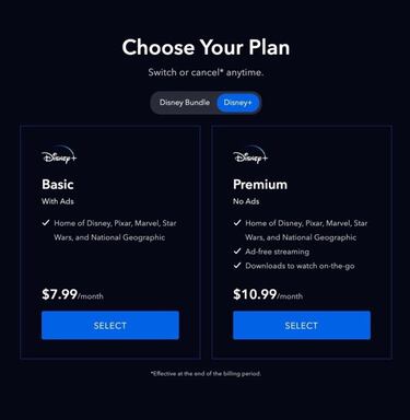 Disney+ lanza su propio plan barato con anuncios