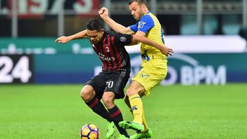 Sigue en directo y online el partido entre Milan y Chievo en San Siro 