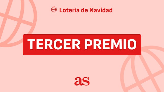 90693, tercer premio del sorteo de la Lotería de Navidad 2025: ¿dónde ha tocado?