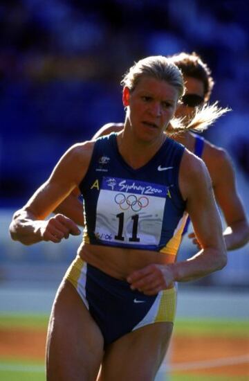 También en los JJOO de Sidnei el Pentatlón se integró en las disciplinas olímpicas. En imagen, Kitty Chiller, de Australia durante esos juegos.