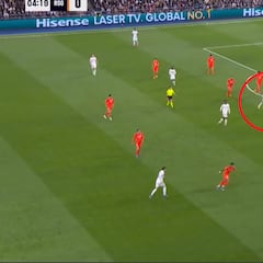 El gesto de Gonzalo a Trent justo antes de su golazo: sólo lo tienen los ‘9′ de élite