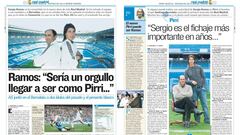 As ya logró reunir a Sergio Ramos y Pirri en el año 2005