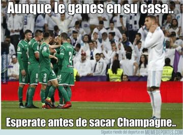 Los memes de la derrota del Real Madrid ante el Leganés en Copa