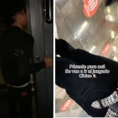 VIRAL: Así fue como jóvenes viajaron en cabina del Metro CDMX y policía les perdona la multa