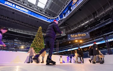 El estadio Santiago Bernabéu acoge la 'Mavidad Bernabeu'. Un envento para toda la familia en el que se puede disfrutar de un buen plan en estas fechas navideñas. En la imagen 'El Río de la Magia.