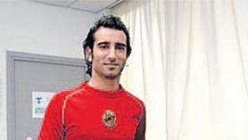 <b>A PUNTO. </b>Jandro pasó ayer revisión médica y hoy se entrenará con su nuevo equipo.