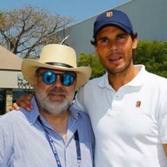 Rafel Nadal llegó a Acapulco para jugar el Abierto Mexicano