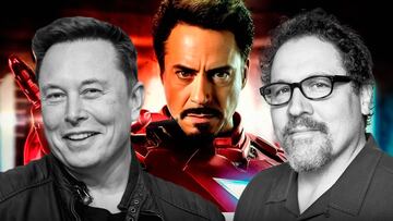 Robert Downey Jr. Jon Favreau Elon Musk