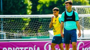 Mario García y Saúl García, del Racing.