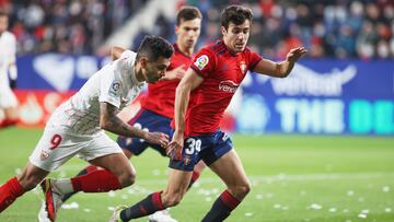 Momento del partido del Osasuna-Sevilla de LaLiga Santander de la temporada 2021/2022.