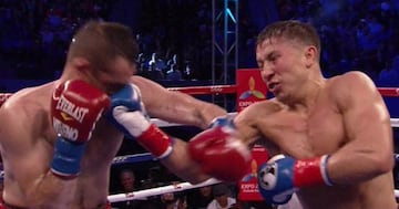 Los golpes más salvajes de Canelo y Golovkin