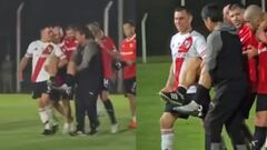 Agüero se rompe el tendón de Aquiles