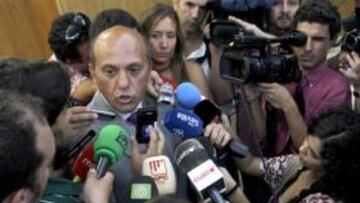 <b>LANZADO. </b>Del Nido, ayer ante los medios de comunicación.