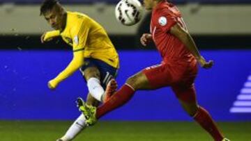 Neymar fue la figura de Brasil ante Per&uacute;.