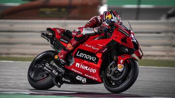 Jack Miller durante los test de pretemporada de MotoGP en Qatar.