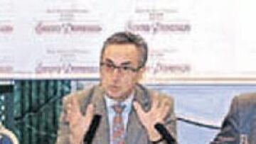 <b>DISERTACIÓN. </b>Blanco, en el Club Internacional de Prensa.