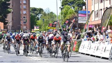 Imagen de la llegada del Gran Premio Macario de la Copa de España de 2019.