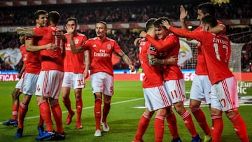 El Benfica golea al Braga y acaba el año segundo tras la derrota del Sporting de Portugal