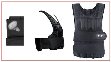 Entrena con este chaleco lastrado de hasta 15 kilos, perfecto para hacer 'crossfit'