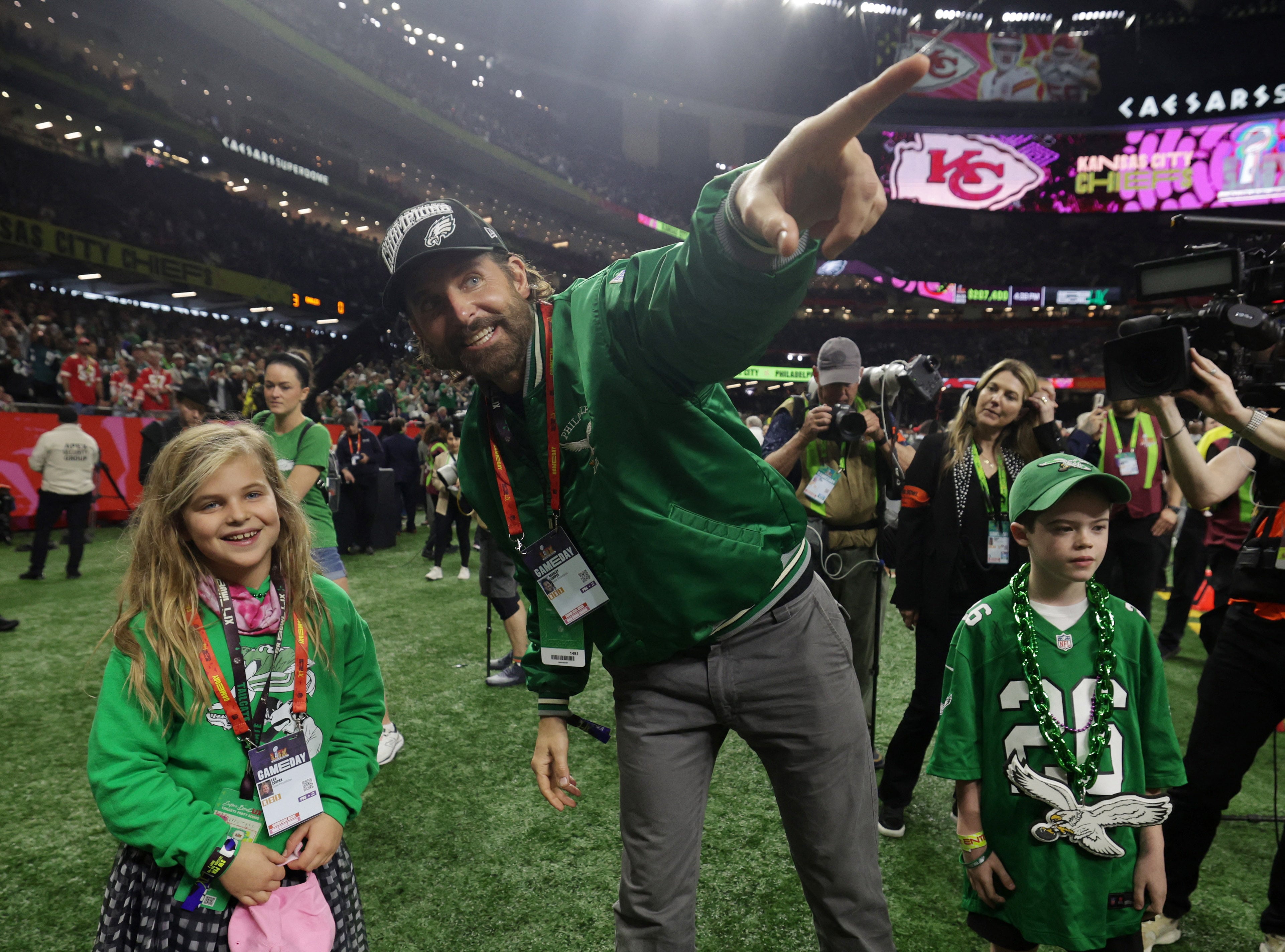 Los famosos que estn en el Super Bowl LIX en el Caesars Superdome