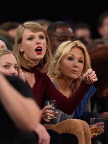 Kate Upton y Taylor Swift pusieron el glamour en el Madison. Los Knicks no acompañaron...