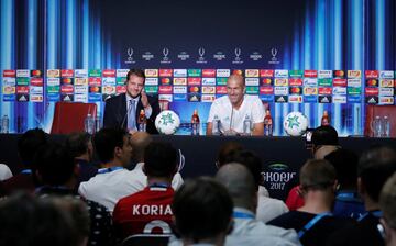 Rueda de prensa de Zinedine Zidane.