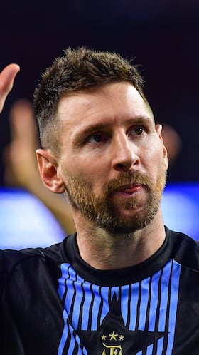 Lionel Messi of Argentina during the CONMEBOL Copa America 2024 Quarterfinals match between Argentina and Ecuador, at NRG Stadium, on July 04, 2024 in Houston, Texas, Florida, United States.