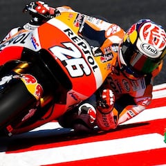 Pole de Pedrosa en una Q2 con dos caídas de Márquez, cuarto