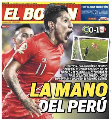 La prensa en Perú: comparan a Ruidíaz con Maradona